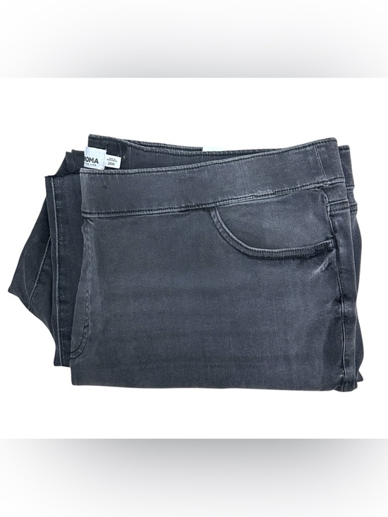 Sonoma Women’s NEW Pull On Faded Black Stretch Skinny Jeans Sz 26 W Leggings - Picture 4 of 7